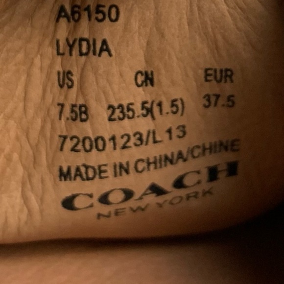 Coach : Lydia peep toe casual shoes - Picture 9 of 10